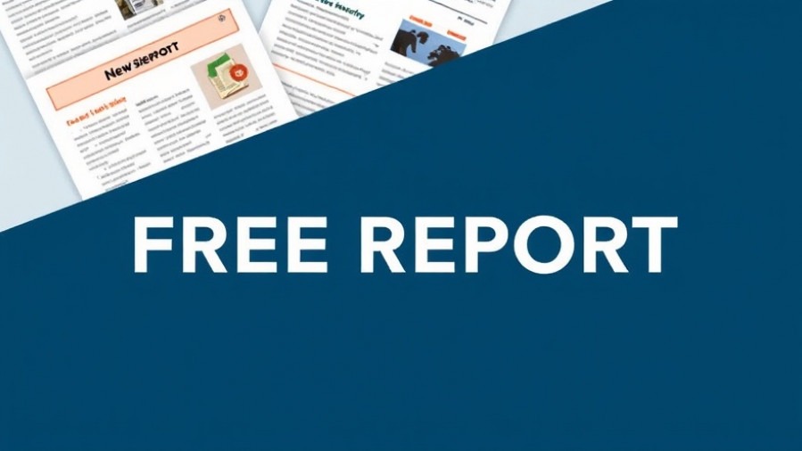 Graphic showcasing newsletter trends with FREE REPORT for email marketing strategies.