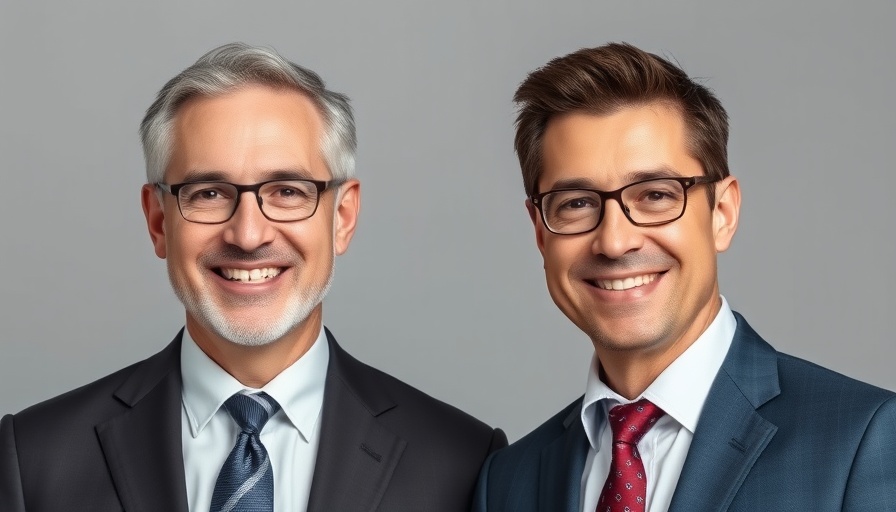 Neuco leadership change highlighted with two men in business attire