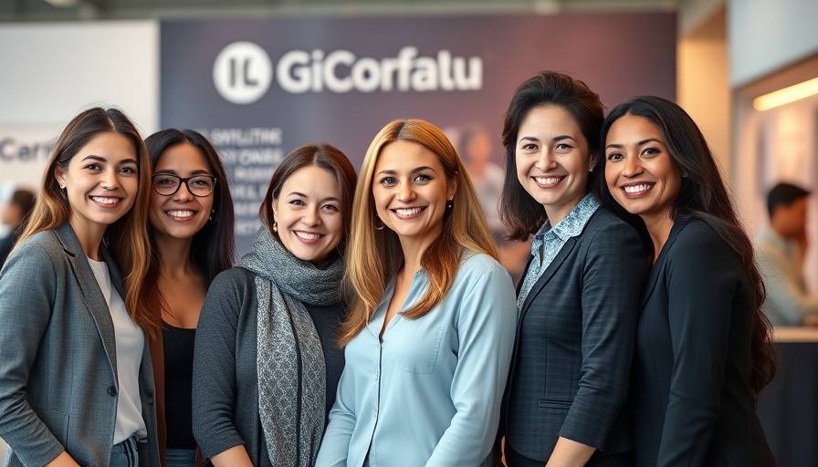 Women in the HVAC industry at a networking event.