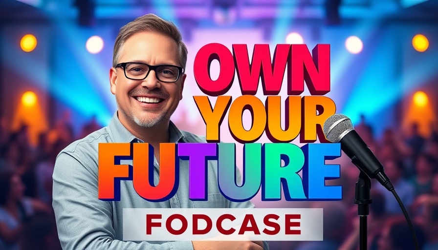 Dean Graziosi's future podcast cover art with bold 'Own Your Future' typography.