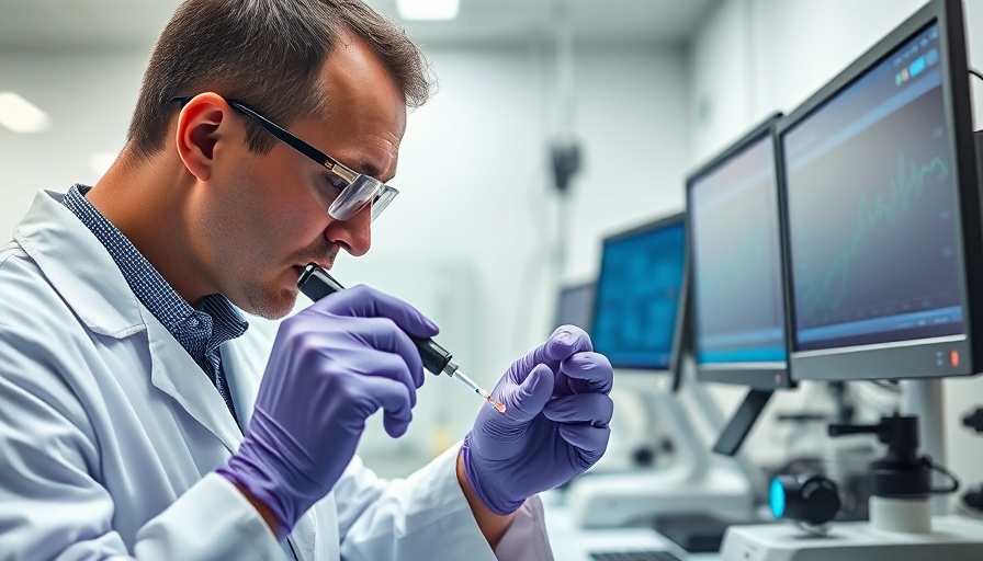 Scientist researching compressor-free cooling systems in a lab.