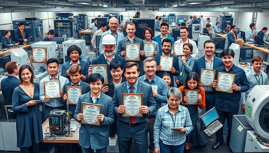 Collage of HVAC professionals with awards, showcasing best HVAC systems on the market.