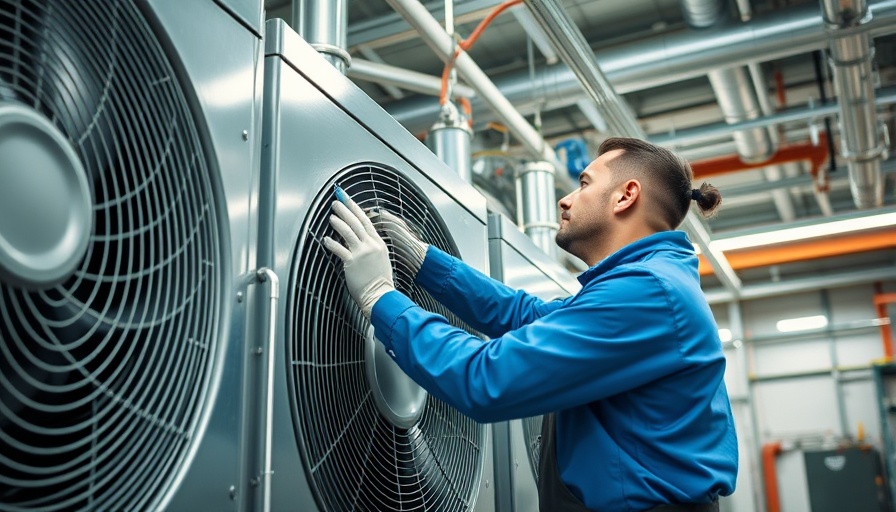 Technician cleans HVAC unit, exploring what comes after r-454b and r-32.