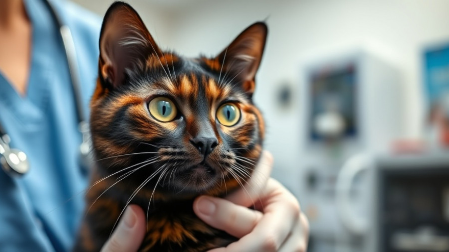 Holistic pet health care for cat in Sacramento vet clinic.