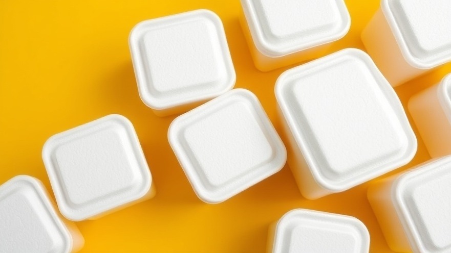 Educational infographic on recycling options for Styrofoam containers.