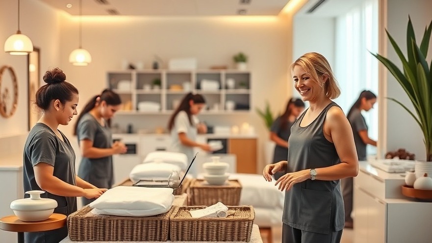 Spa Time Management strategies in action to avoid burnout among staff.