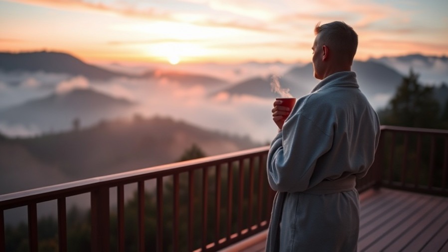 A tranquil scene of a person in a robe at sunrise, embodying legacy planning and business continuity.