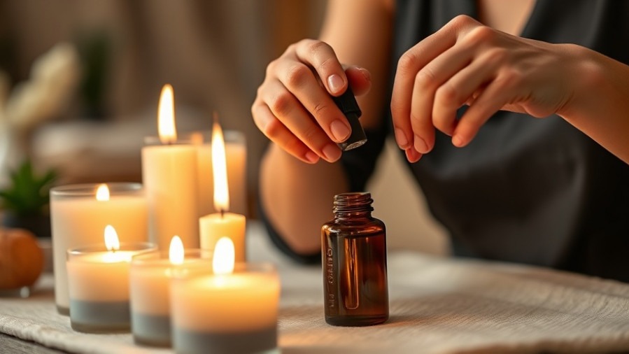Therapist blending oils for employee engagement spa wellness, enhancing workplace morale.
