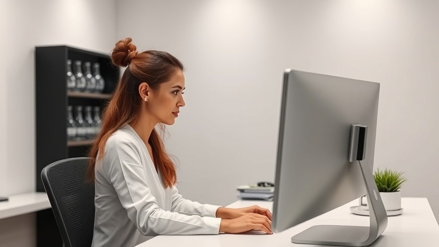 Spa owner analyzing financial data, exploring tax changes for spa industry.