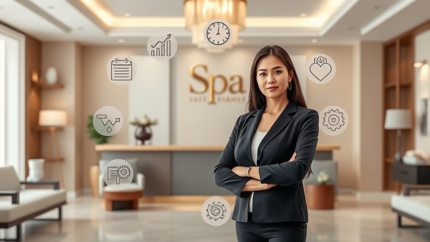 Spa owner sharing entrepreneurship advice and successful business strategies.