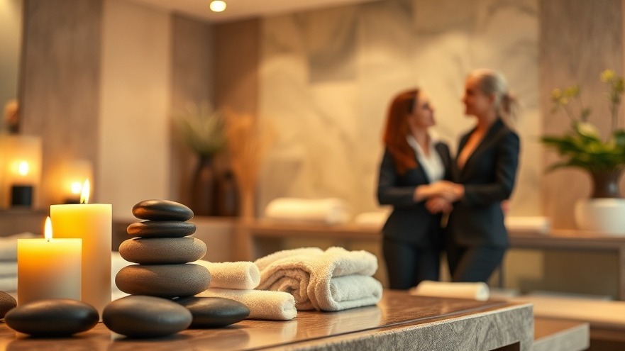 visually appealing and serene composition designed to convey the essence of personal branding for spa owners.