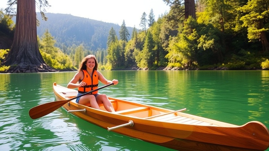Two women enjoy eco-recreation in a wooden outrigger canoe on Big River Estuary.