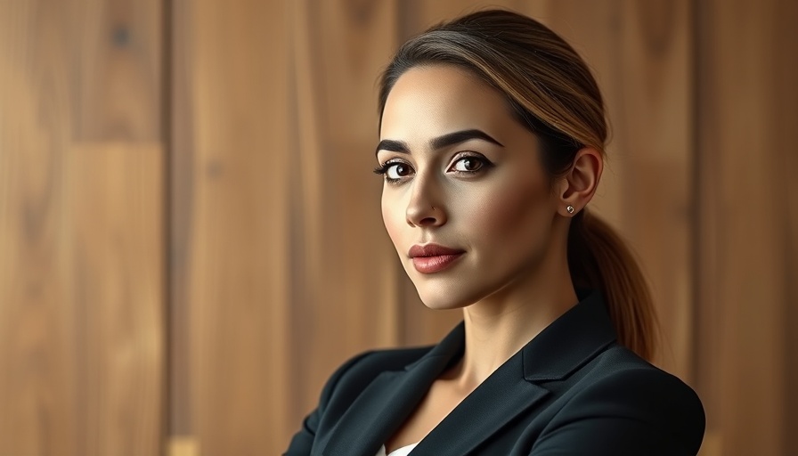Confident professional woman exemplifying spa leadership