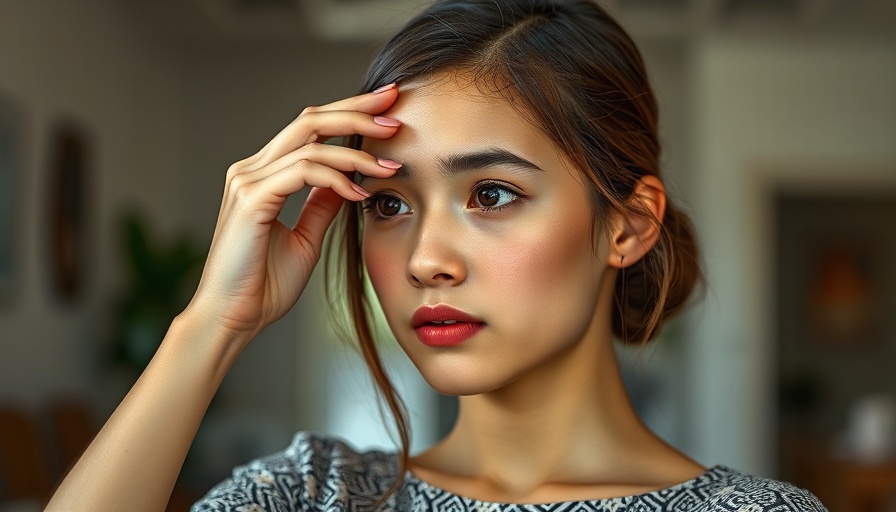 Contemplative woman reflecting in bright room - DISC personality insights.