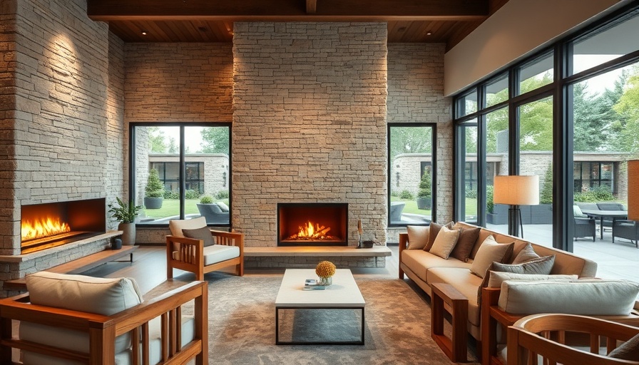 Vail Spa lounge interior with cozy fireplace and elegant seating.