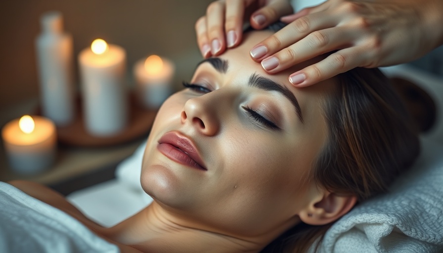 Inclusive Spa: Woman enjoying a serene head massage