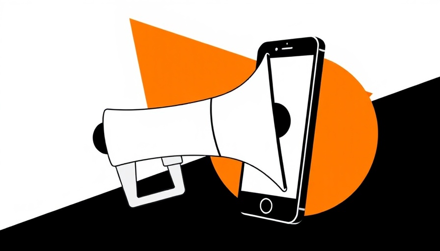 Illustration of free SaaS tools with megaphone and phone.
