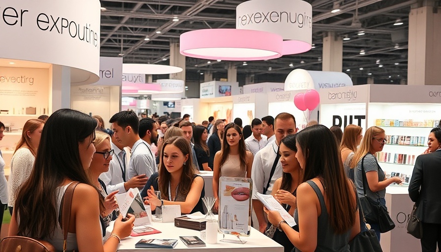 IECSC 2025 beauty expo with lively trade show booth