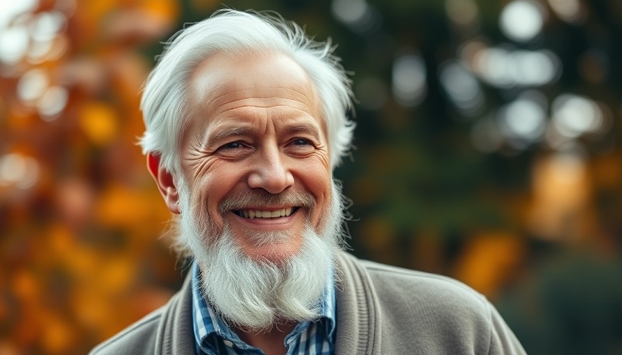 Elderly man outdoors with a warm smile, Selling Spa Ideas