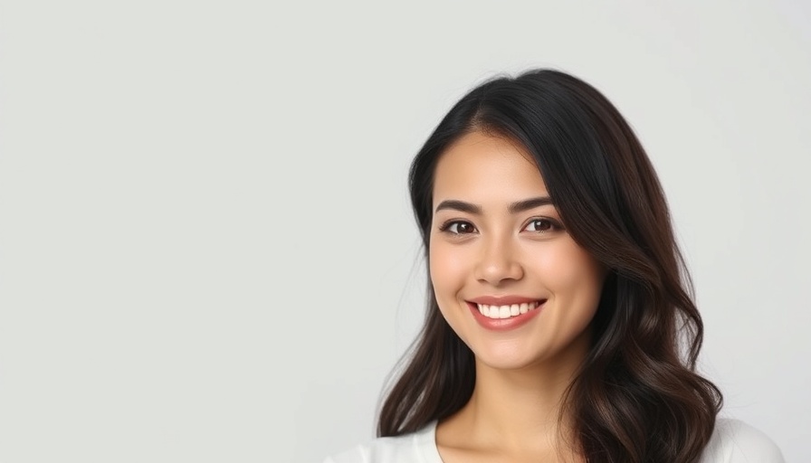 Confident young woman smiling, X Loans portrait, friendly expression