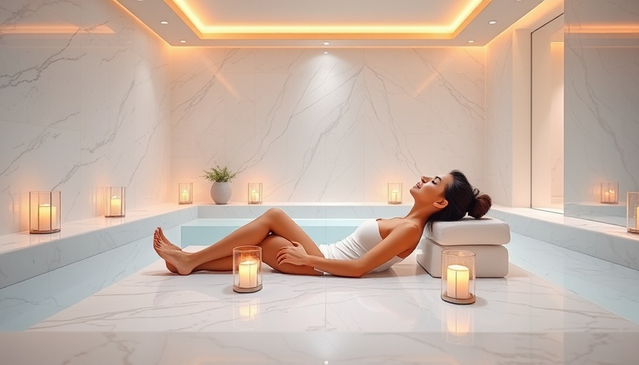 Modern spa room with serene individual in 2025, Spa Collaborations in 2025