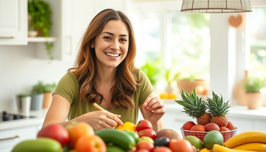 Woman cutting fruits in a bright kitchen, ways to strengthen your immune system.