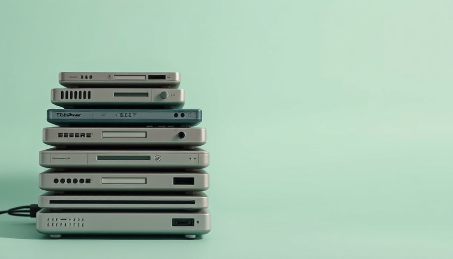 Old laptops stacked for recycling in Sacramento