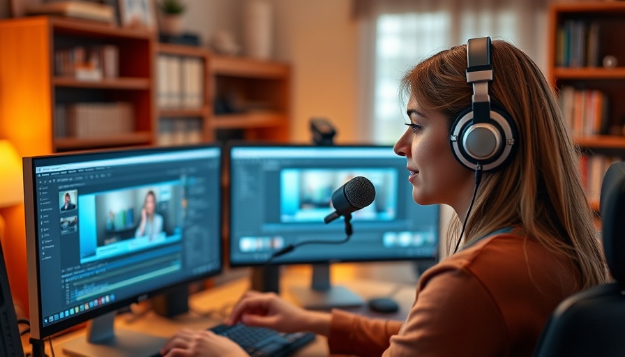 Influencer Marketing in 2025: Young woman livestreaming in a home studio.
