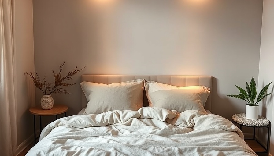 Cozy bedroom promoting reducing screen time for better sleep.