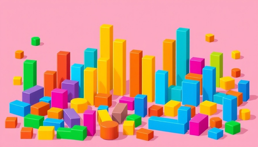 Colorful Tetris blocks on pink background symbolize strategic thinking in spa management