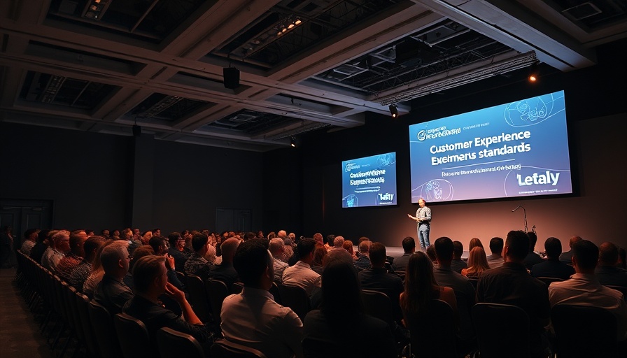 Ritz Carlton Customer Experience Standard highlighted at corporate event.