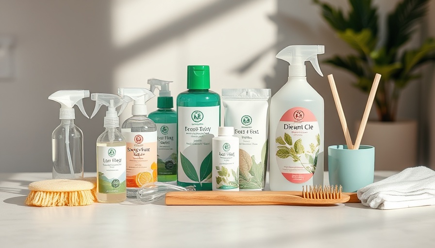 Eco-friendly cleaning products for sustainable living.