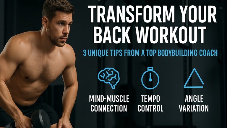 Discover 3 unique back workout tips from top bodybuilding coach Joe to elevate your training routine. Build a stronger, more defined back with expert strategies that actually work.