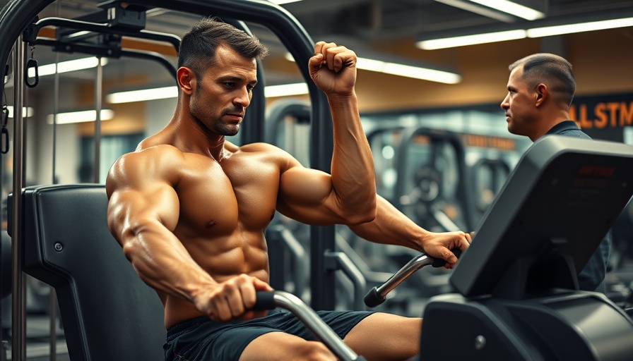 Best Gym Machines Ranked - Muscular man exercising under concerned observation.