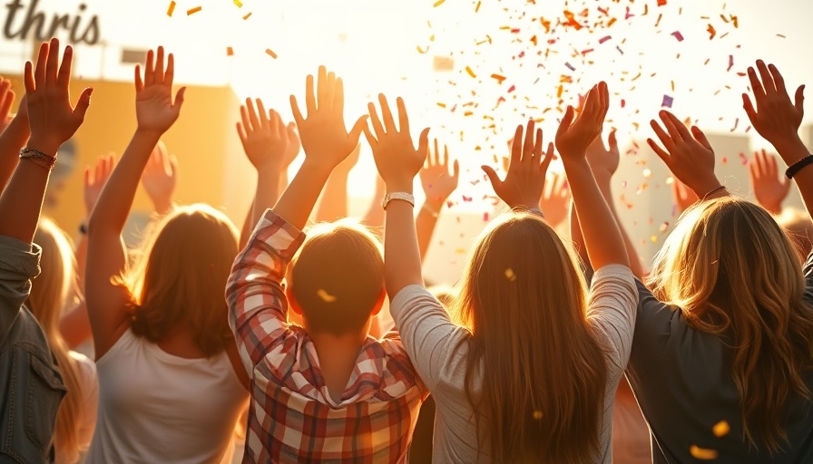 Group celebrating success with confetti, symbolizing U.S. Spa Revenue Growth.