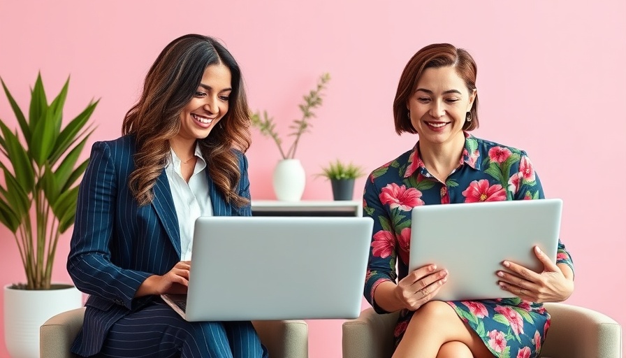 LinkedIn Video Strategy for Spa Owners: Businesswomen discussing video success.