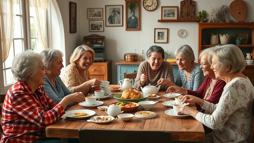 Multigenerational women enjoying a homemade meal, embracing holistic self-care and community connection.