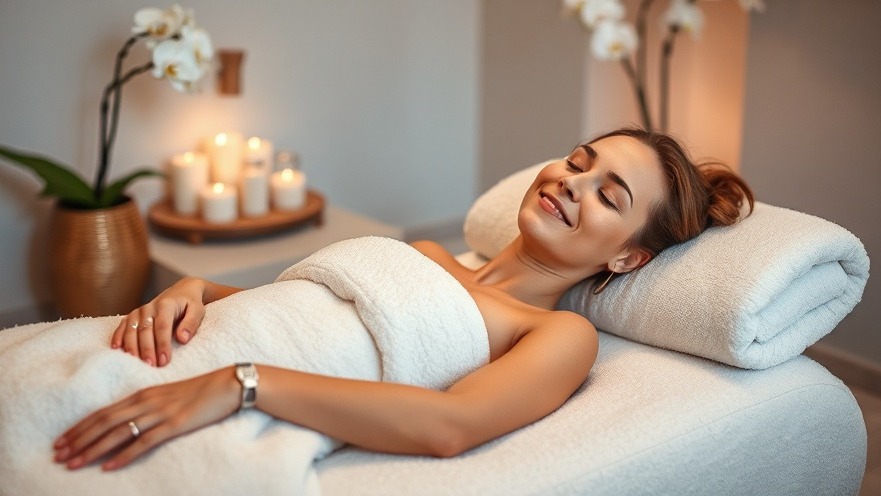 Day Spa Client Experience: Relaxed client enjoys memorable spa services in tranquil setting.