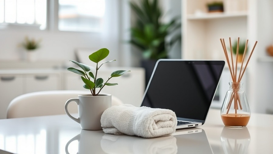 Serene spa office workspace, embodying legacy planning and empowering teams.