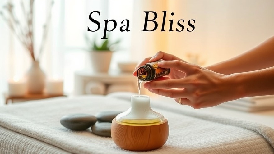 Spa Bliss image showcasing a serene spa experience with essential oils and calming decor.