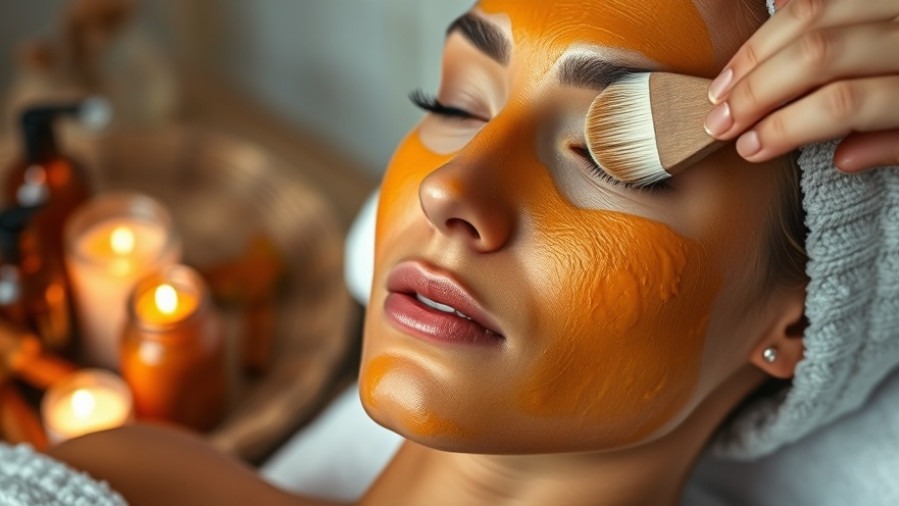 Spa esthetician applying pumpkin spice facial for autumn wellness rituals.