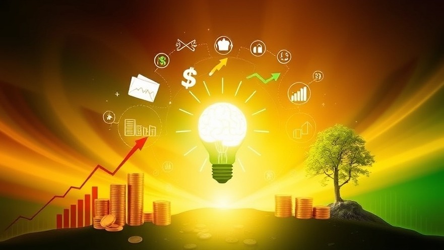 Awaken your financial genius with vibrant imagery of wealth building and prosperity.