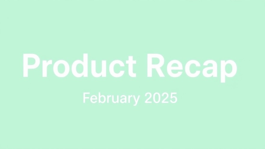 Product recap graphic for spa technology updates, 2025.
