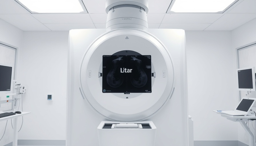 High-tech mammography machine in sterile hospital room, highlighting importance of mammograms.