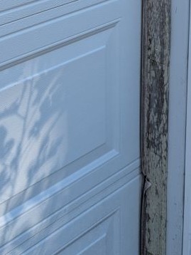 garage door with air gap draft energy loss garage door repair near me seals insulation