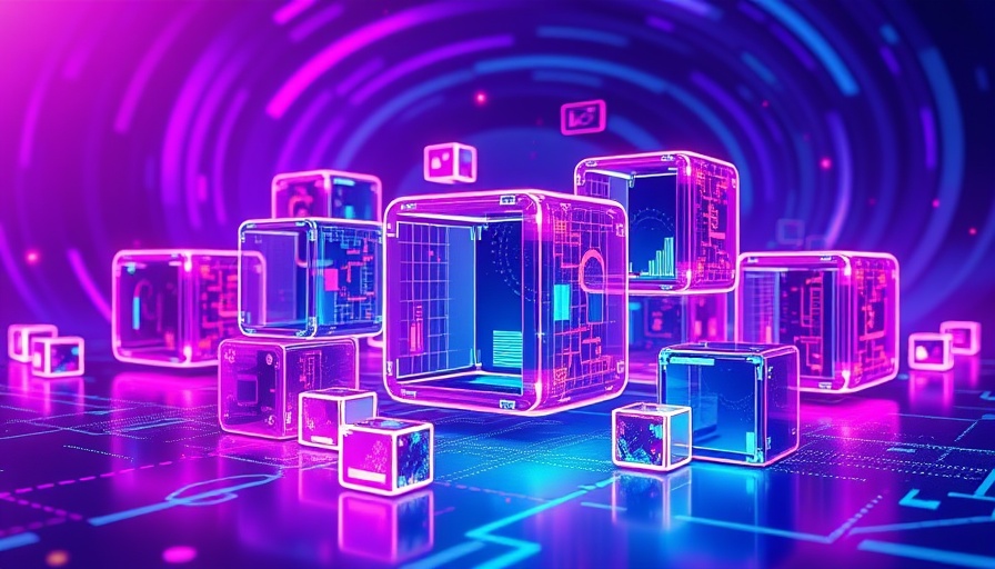 Futuristic digital illustration depicting short-form video impact in B2B brands.