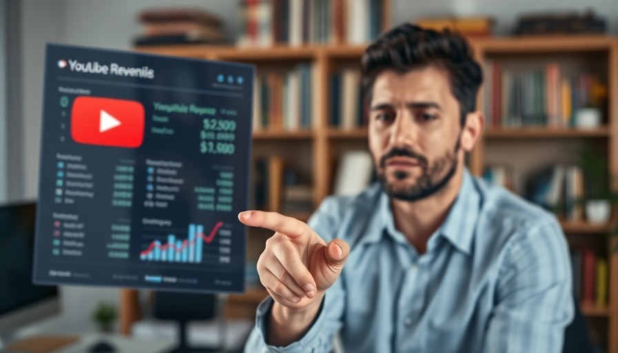 YouTube revenue generation insights with contemplative focus.