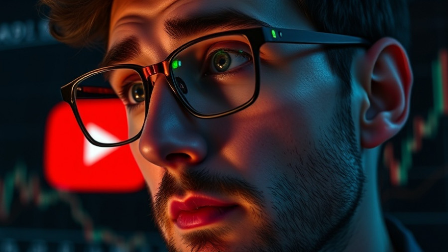 Strategic YouTube Growth Strategies visual, male contemplating digital growth.