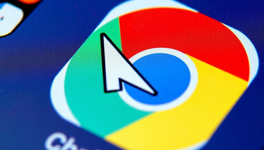 Google Chrome icon close-up, digital display update.