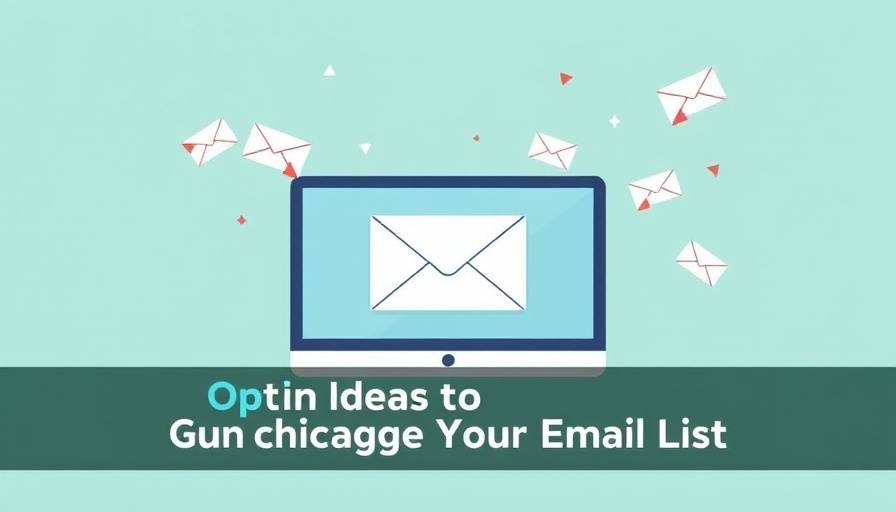 Email strategies illustration with computer and envelope icons.
